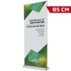Premium Roll-up, einseitig, Kassette, silber, 85 cm x 160-220 cm #1