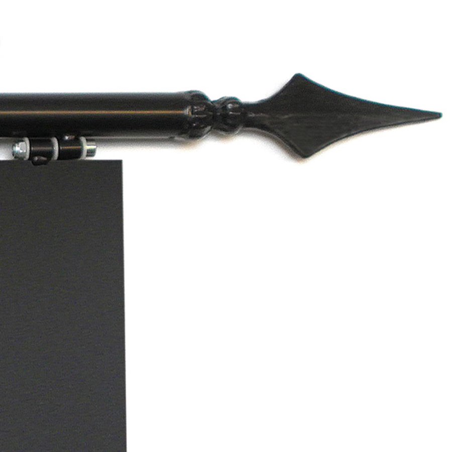 Antikes H&auml;ngeschild aus Stahl und Schmiedeeisen, Schwarz