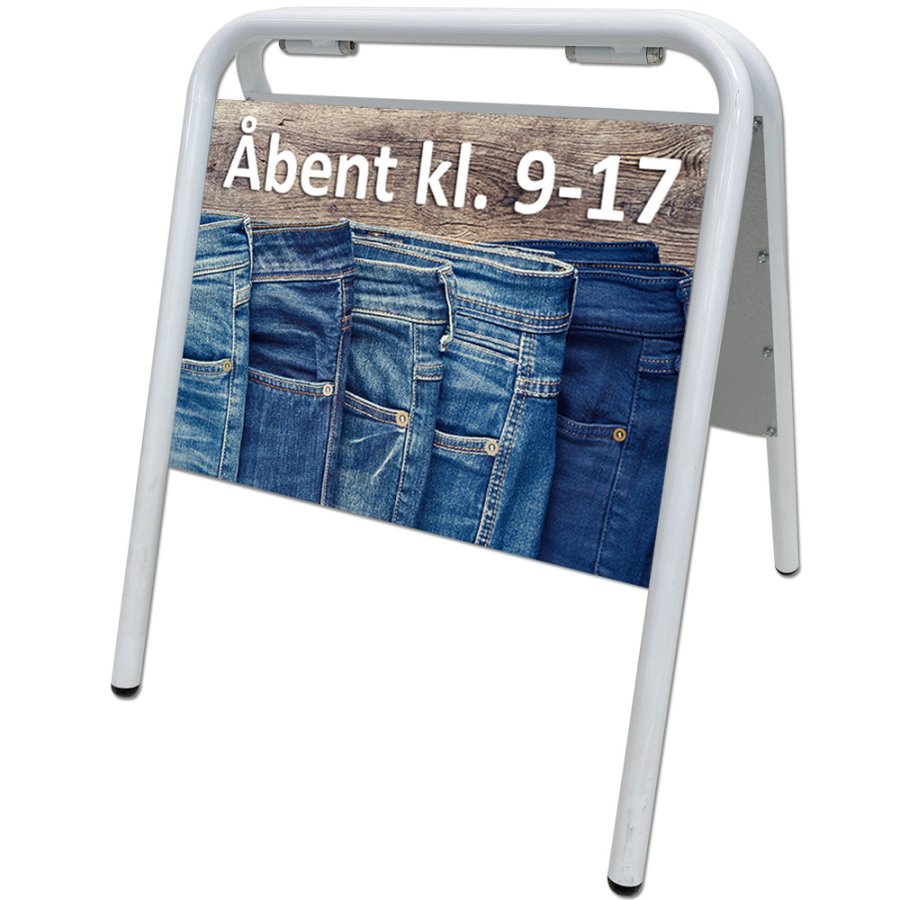 Expo Sign Kundenstopper, A3 wei&szlig;, f&uuml;r Folie - Aluminiumplatte