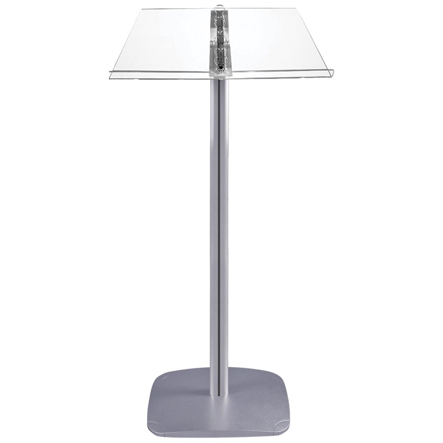 Flick Men&uuml;kartenst&auml;nder horizontal - A4 Blattauflagest&auml;nder - 21 x 29,7 cm - Silber