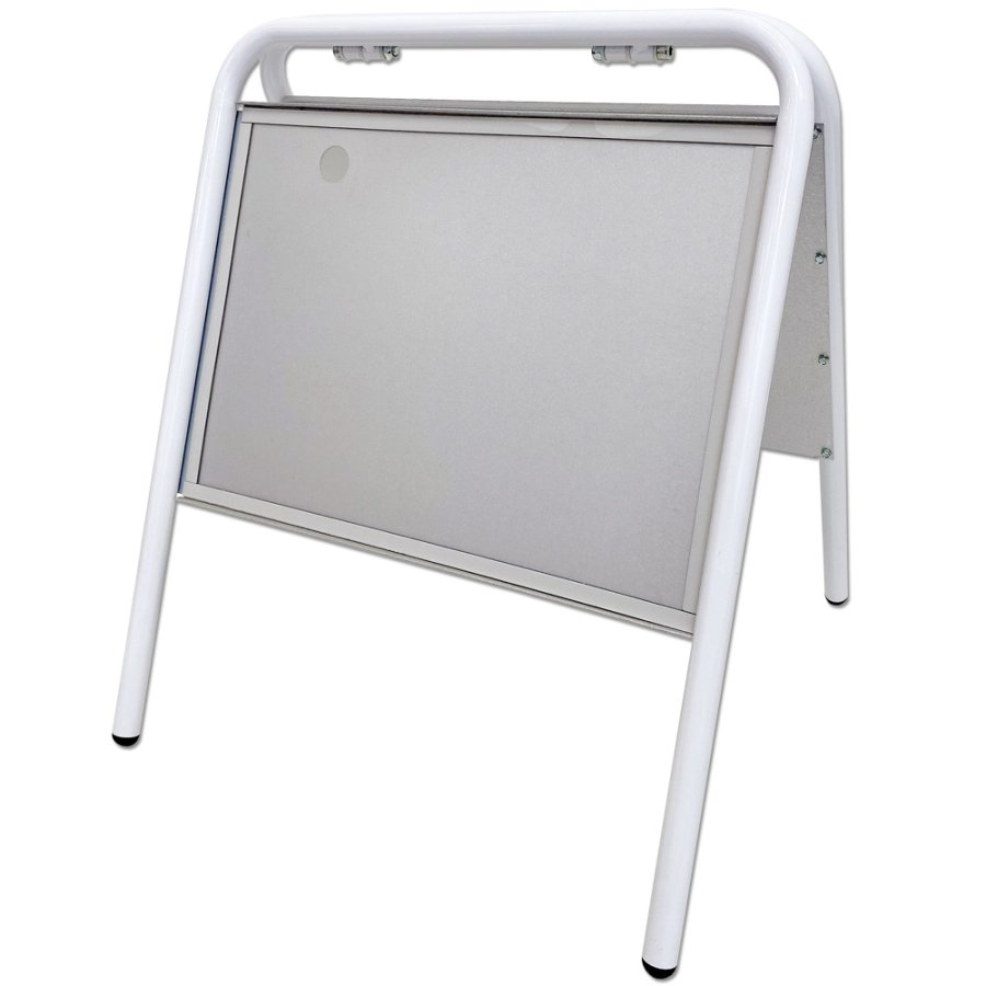 Expo Sign Kundenstopper, A3 mit Frontplatten - wei&szlig;