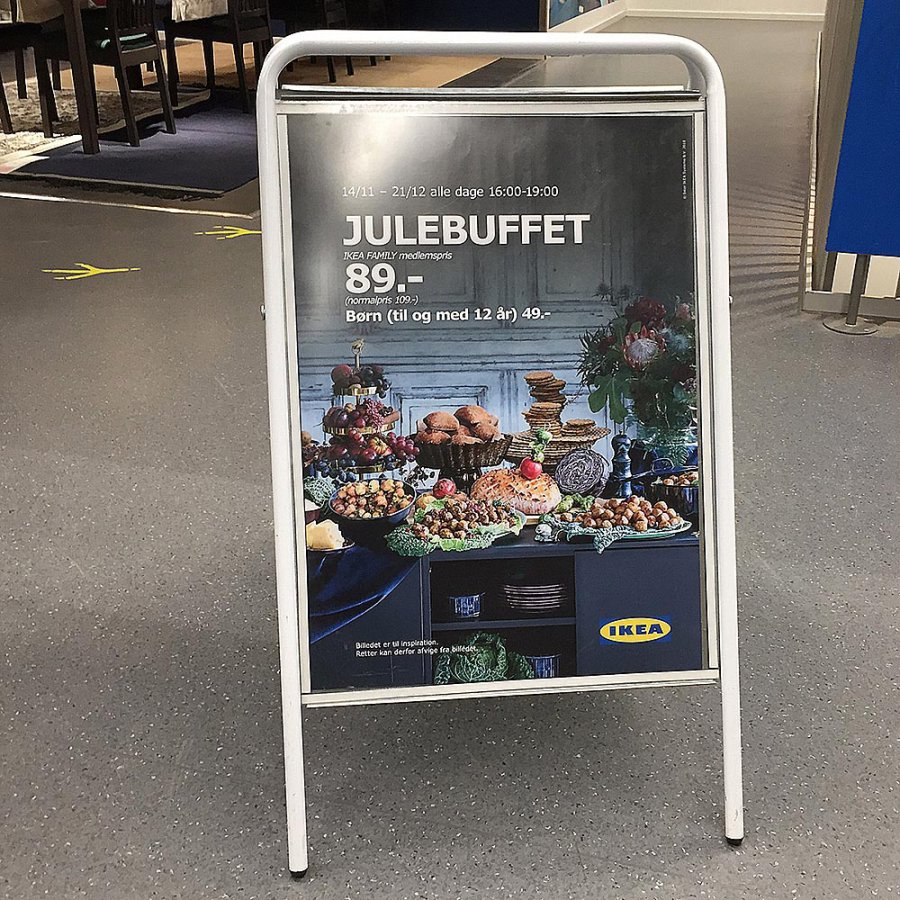 Expo Sign Standard Kundenstopper - A2 - wei&szlig;