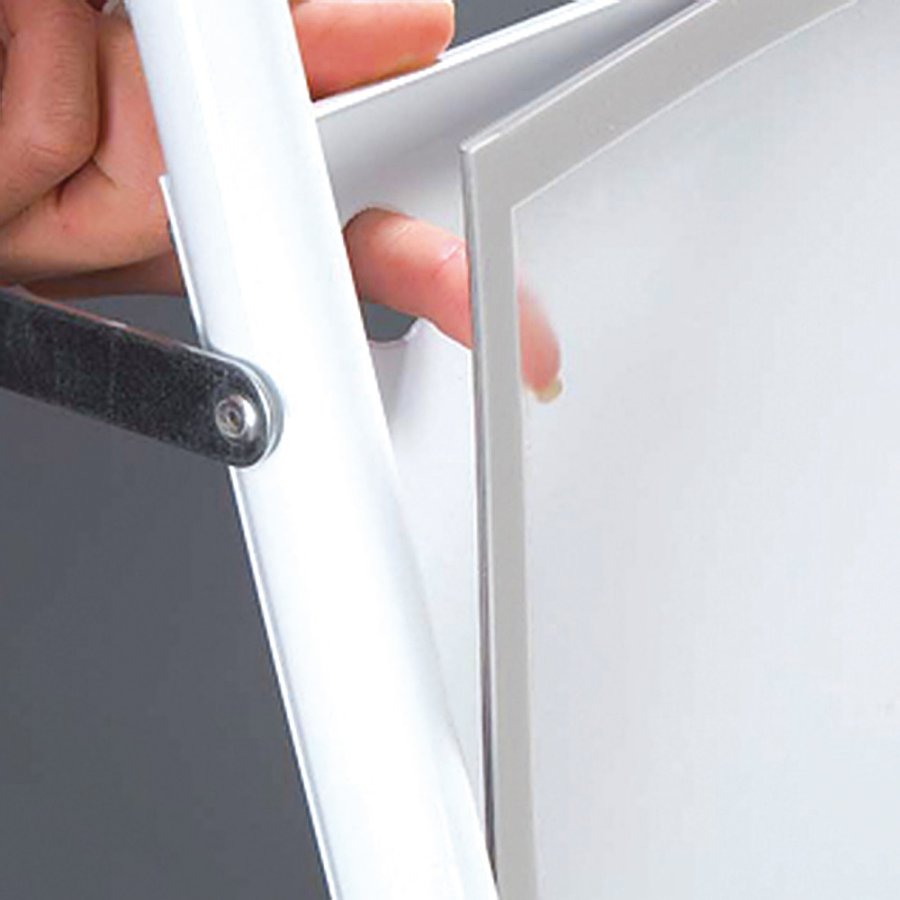 Expo Sign Standard Kundenstopper - 50x70 cm - wei&szlig;