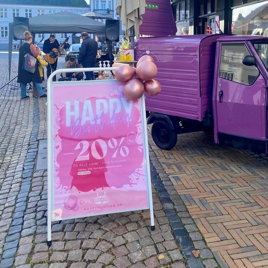 Expo Sign Standard Kundenstopper - A1 - wei&szlig;