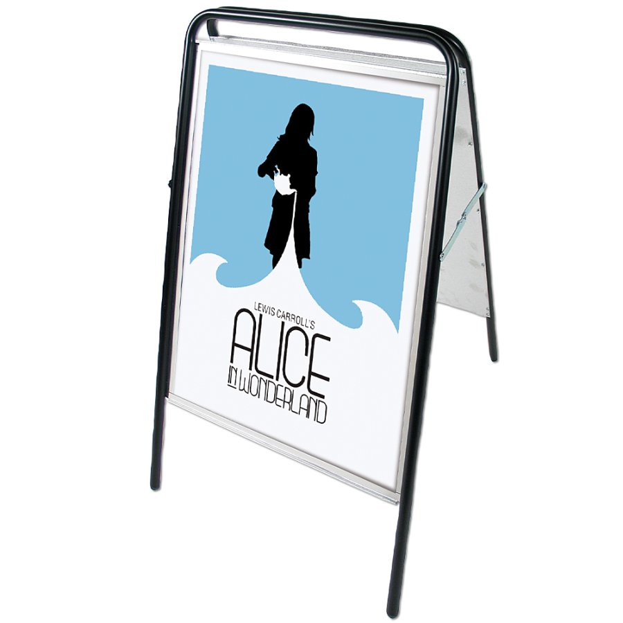 Expo Sign Standard Kundenstopper - 70x100 cm - schwarz