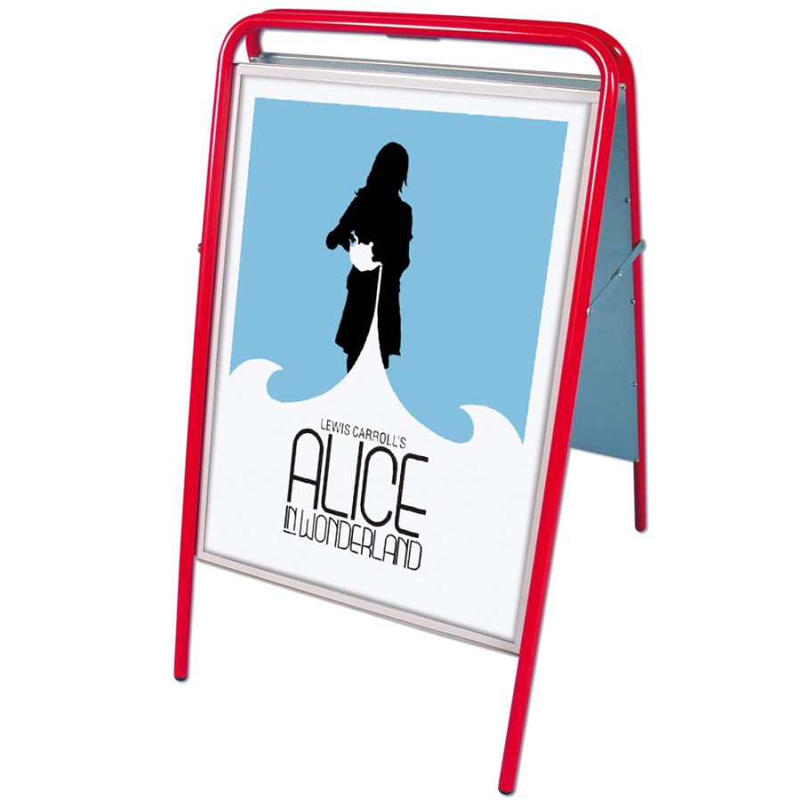 Expo Sign Standard Kundenstopper - 70x100 cm - rot