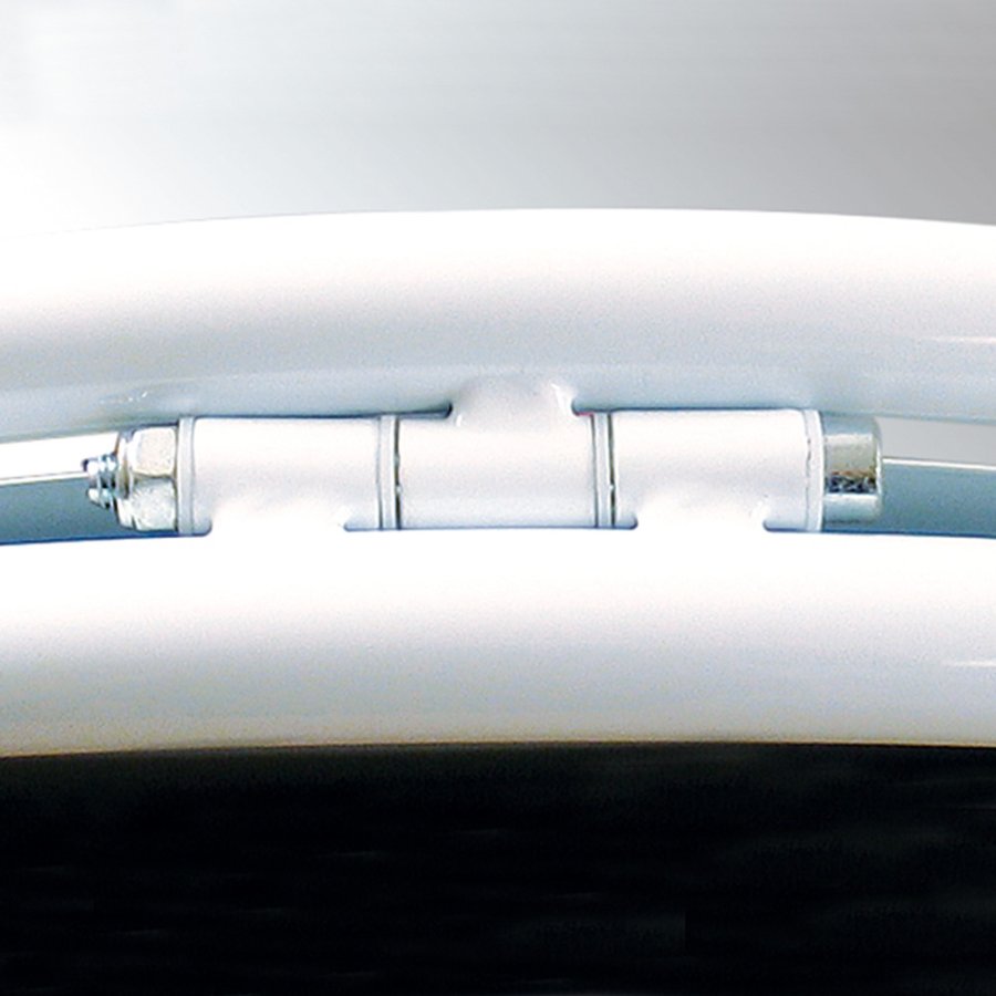 Gotik Budget Kundenstopper mit Logo schild - A1 - wei&szlig;