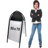 Gotik Classic Kundenstopper mit Logo schild - 50x70 cm - schwarz #19