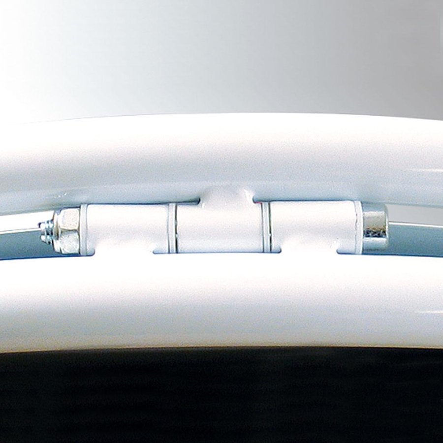 Expo Gotik Lux Kundenstopper mit Logo schild - 50x70 cm - wei&szlig;