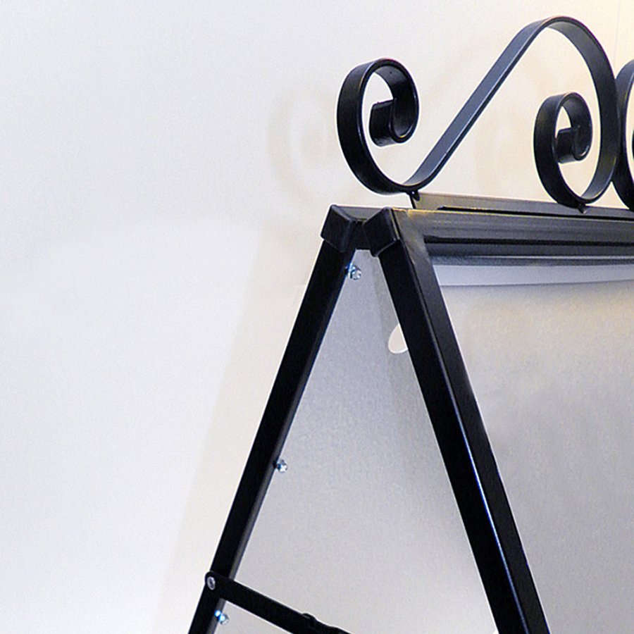 Antik Kundenstopper - 50x70 cm - schwarz