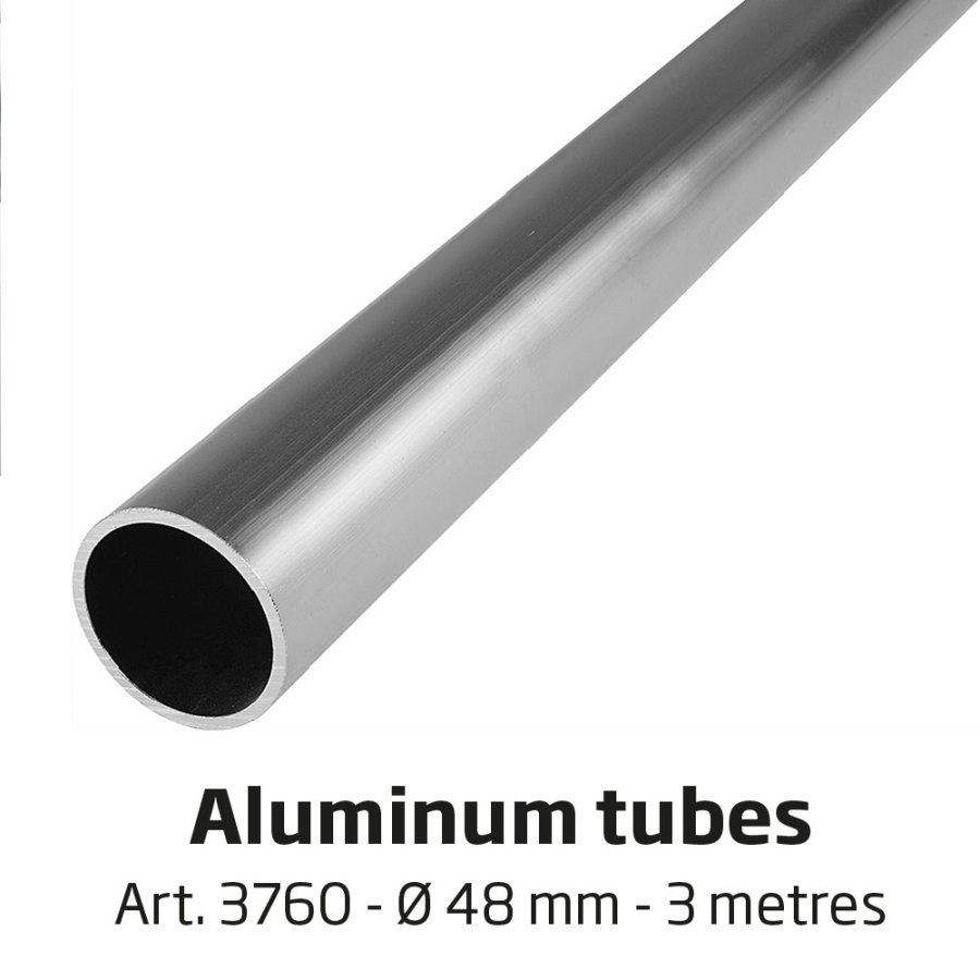 Banner Tube Wall Frame, Rahmen mit Wandhalterung, aus 48mm Aluminiumrohr, 150 x 50 cm