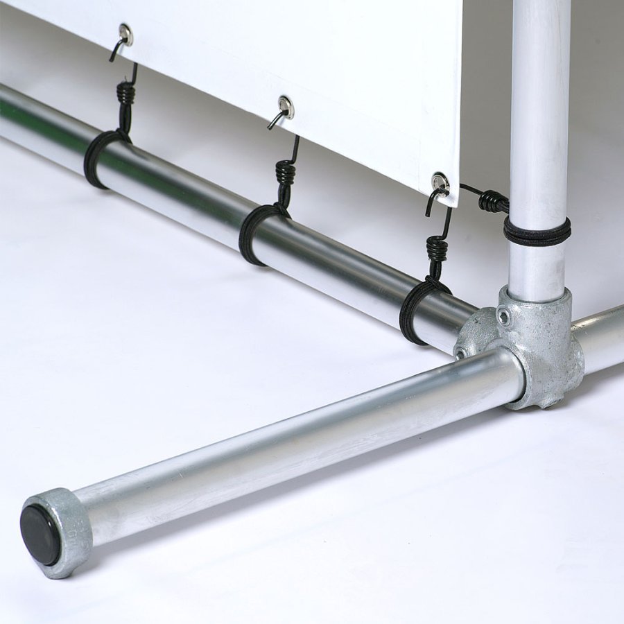Banner Tube Freestanding Frame, freistehender Rahmen aus Aluminiumrohr 0,3mm / &Oslash; 48mm - 100 x 100 cm