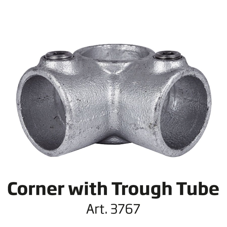 Banner Tube Freestanding Frame, freistehender Rahmen aus Aluminiumrohr 0,3mm / &Oslash; 48mm - 100 x 100 cm