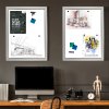 Infobox mit Schloss, 4 x A4, Alu/Silber #7