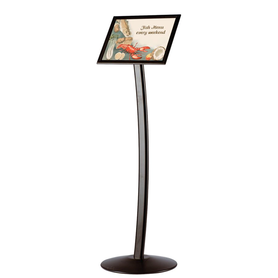 A4-Rahmen f&uuml;r CURVED STAND, schwarz
