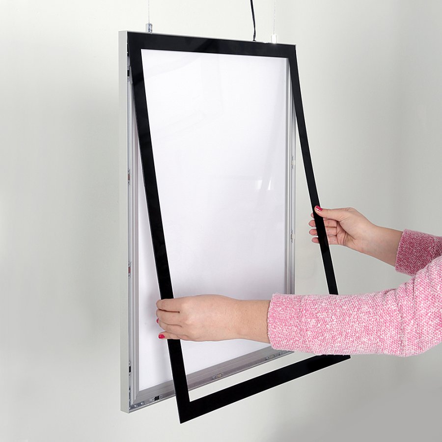 MAGNECO LED-Box PS 594 x 841 mm (A1) Schwarz