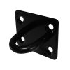Crowd Control Wandhalter Absperrpfosten mit Seil, Schwarz #1