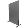 ZONE Hush Wall Akustikwand und Raumteiler, Dunkelgrau, stoffbezogen, schallabsorbierend, 136 x 100 x 4 cm #1