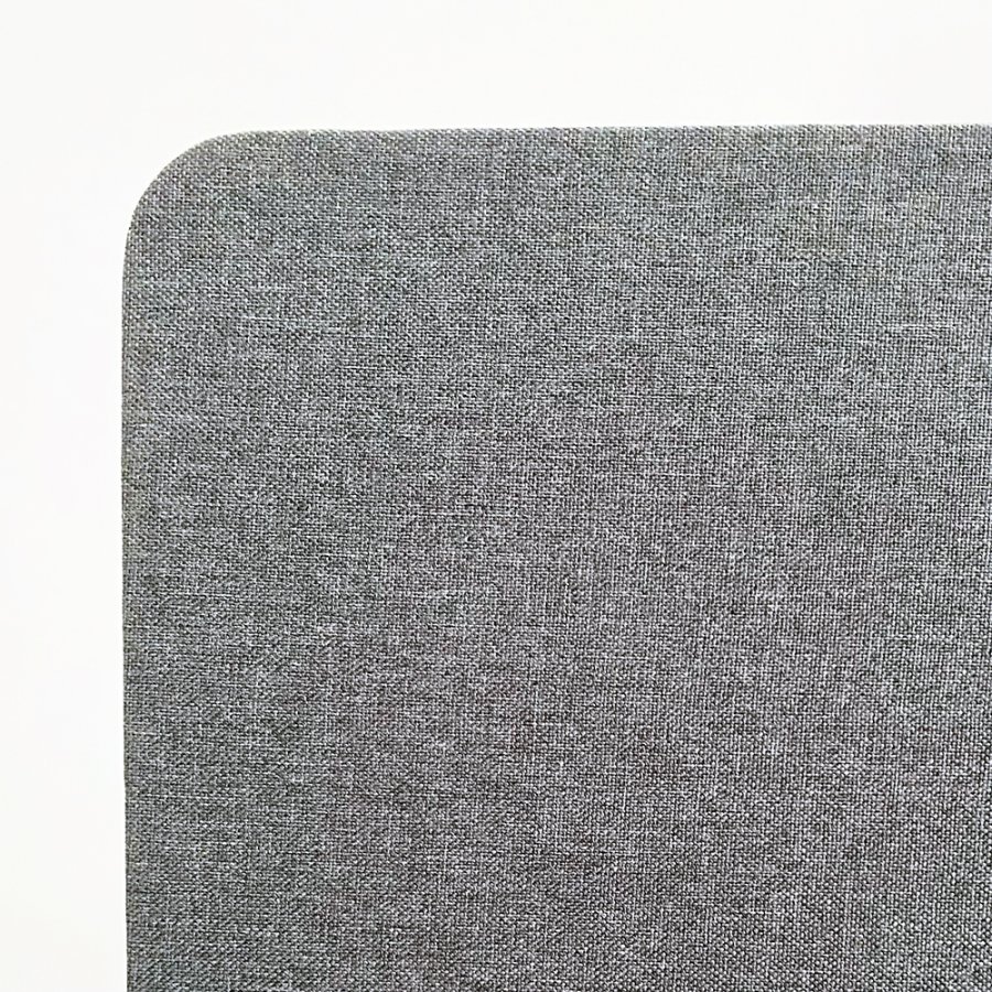 ZONE Hush Wall Akustikwand Raumteiler Dunkelgrau Stoff 170 x 100 cm