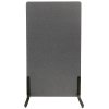 ZONE Hush Wall Akustikwand Raumteiler Dunkelgrau Stoff 170 x 100 cm #2