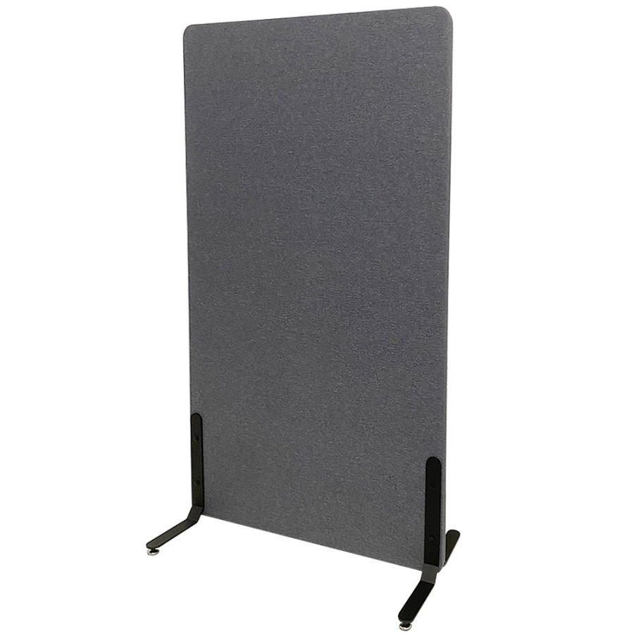 ZONE Hush Wall Akustikwand Raumteiler Dunkelgrau Stoff 170 x 100 cm