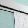 Bonhalter Aluminium Papierhalter 200 cm Silber #1