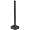 Schwarz lackierter St&auml;nder in Stahl f&uuml;r K&uuml;hler-/Absperrsystem, 91 cm hoch, schwerer Fu&szlig; &Oslash; 32 cm #1