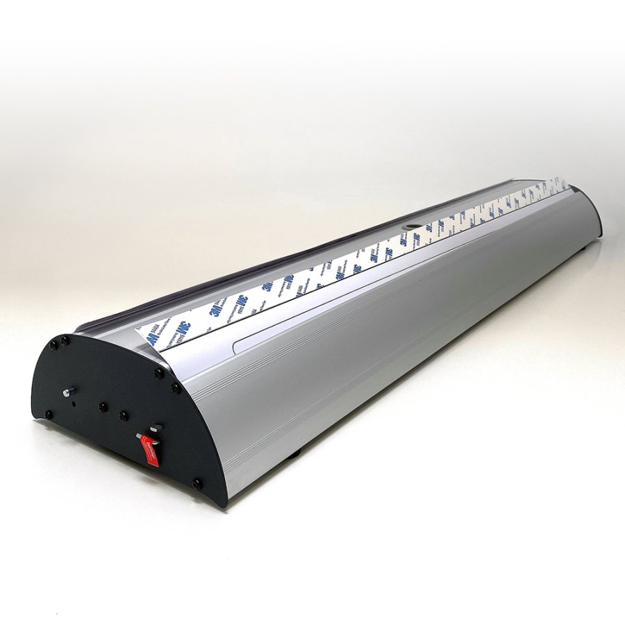 Doppelseitiges Roll-up-Banner 120 cm - Aluminiumstativ, stilvolle Werbel&ouml;sung